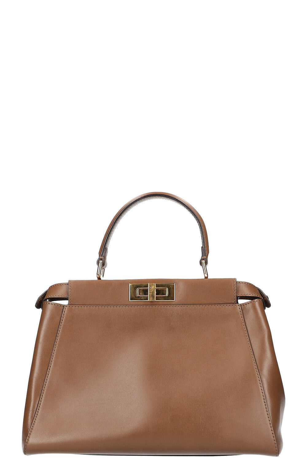 Luxury Fendi Peekaboo Medium Brown