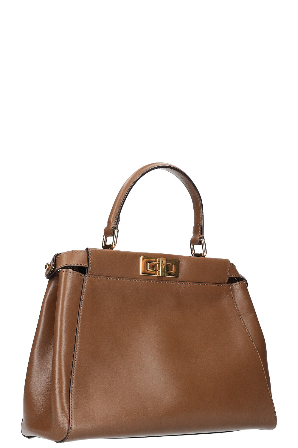 Luxury Fendi Peekaboo Medium Brown