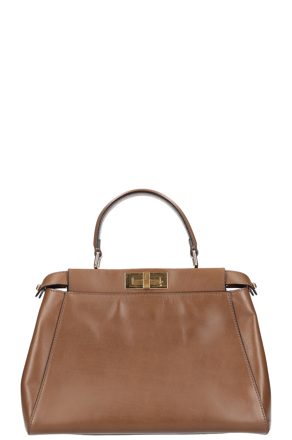 Luxury Fendi Peekaboo Medium Brown