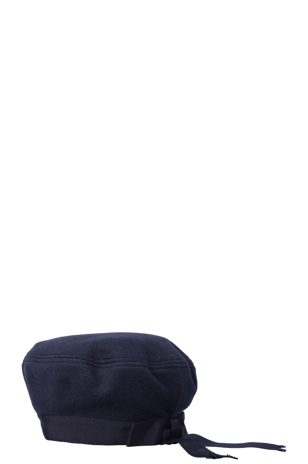 Luxury Gucci Trending 2025 Bow Beret Wool Navy