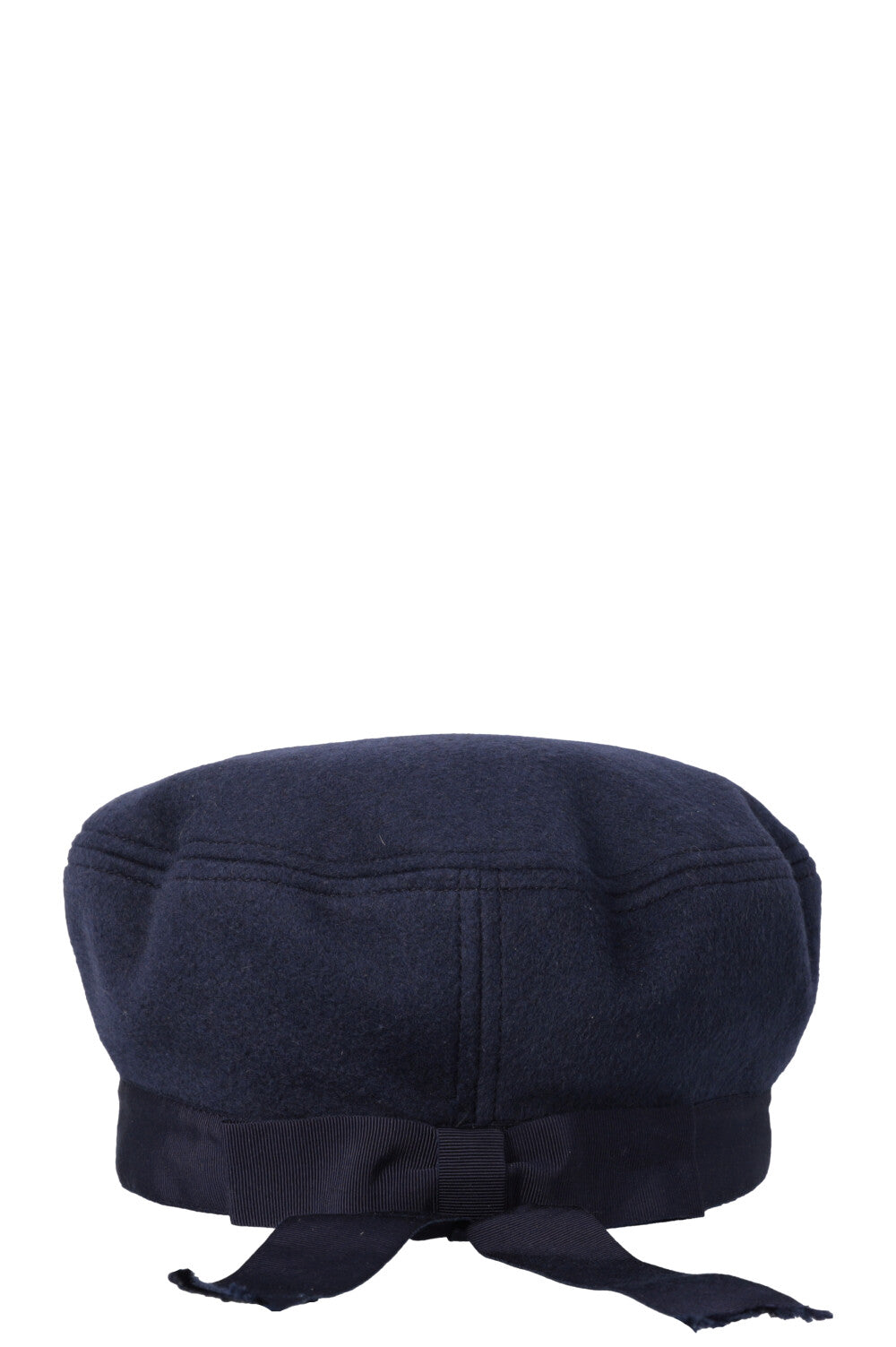 Luxury Gucci Trending 2025 Bow Beret Wool Navy