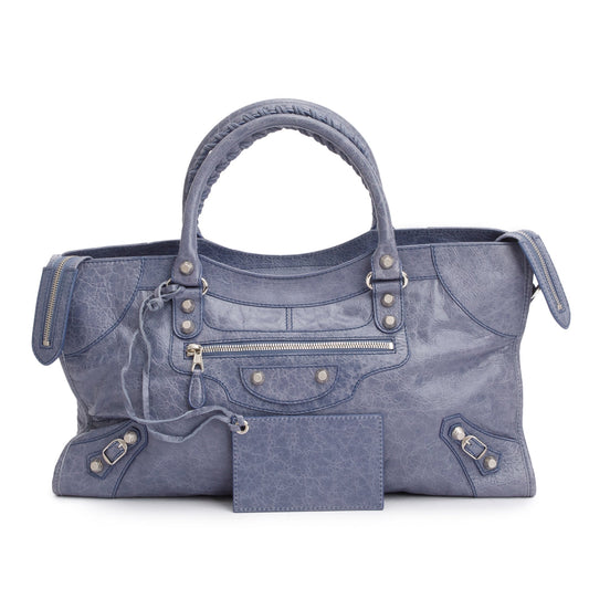 Balenciaga Ardoise Agneau Leather Giant 12 Part Time Bag