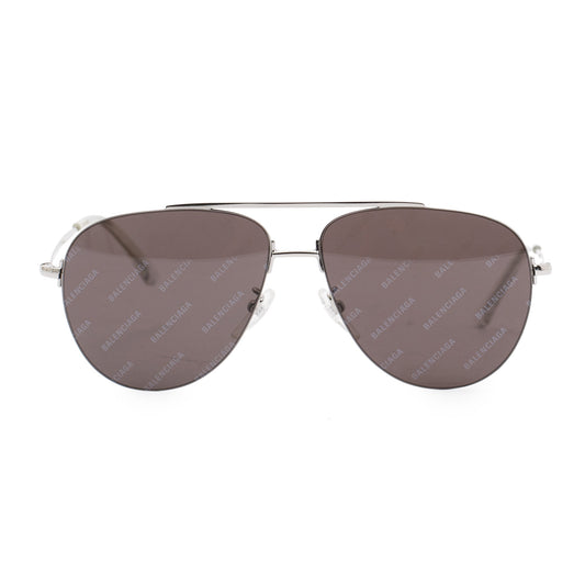 Balenciaga BB0013S Logo Aviator Tinted Sunglasses