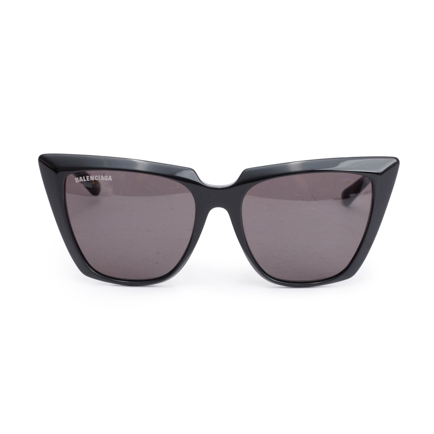 Balenciaga BB0046S Black Acetate Cat-Eye Sunglasses