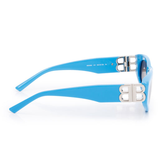Balenciaga BB0095S Blue Acetate Dynasty D-Frame Sunglasses