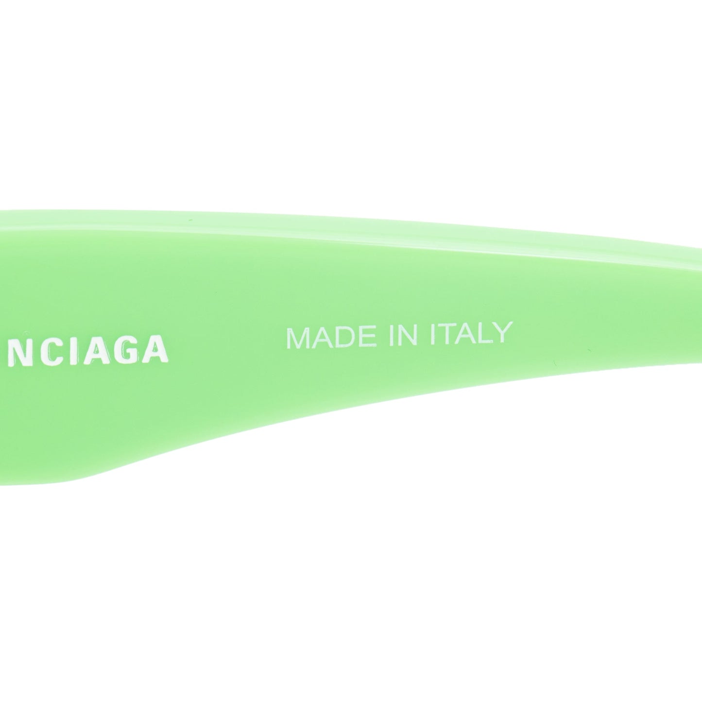 Balenciaga BB0095S Green Acetate Dynasty D-Frame Sunglasses