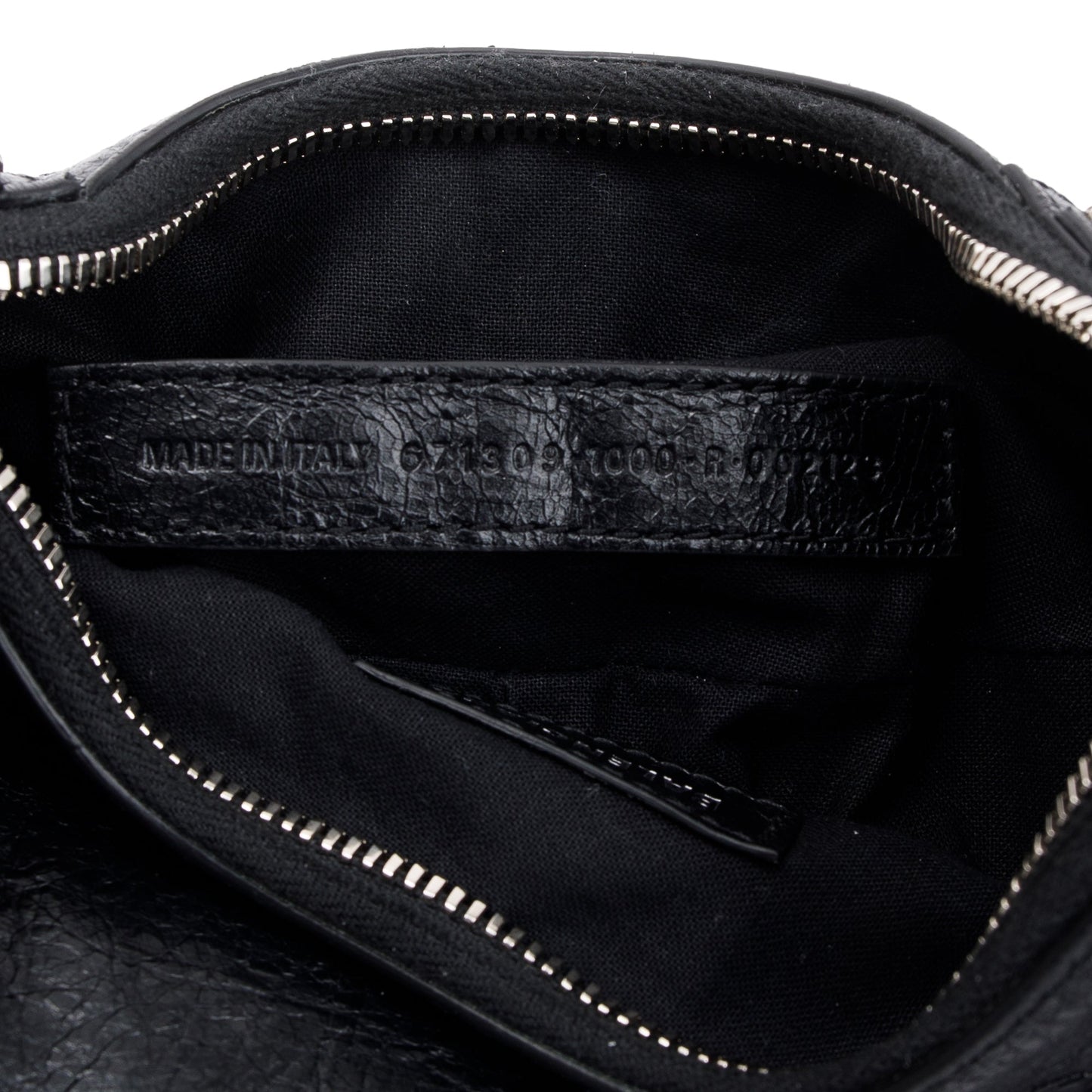 Balenciaga Black Arena Calfskin Leather Le Cagole XS Shoulder Bag