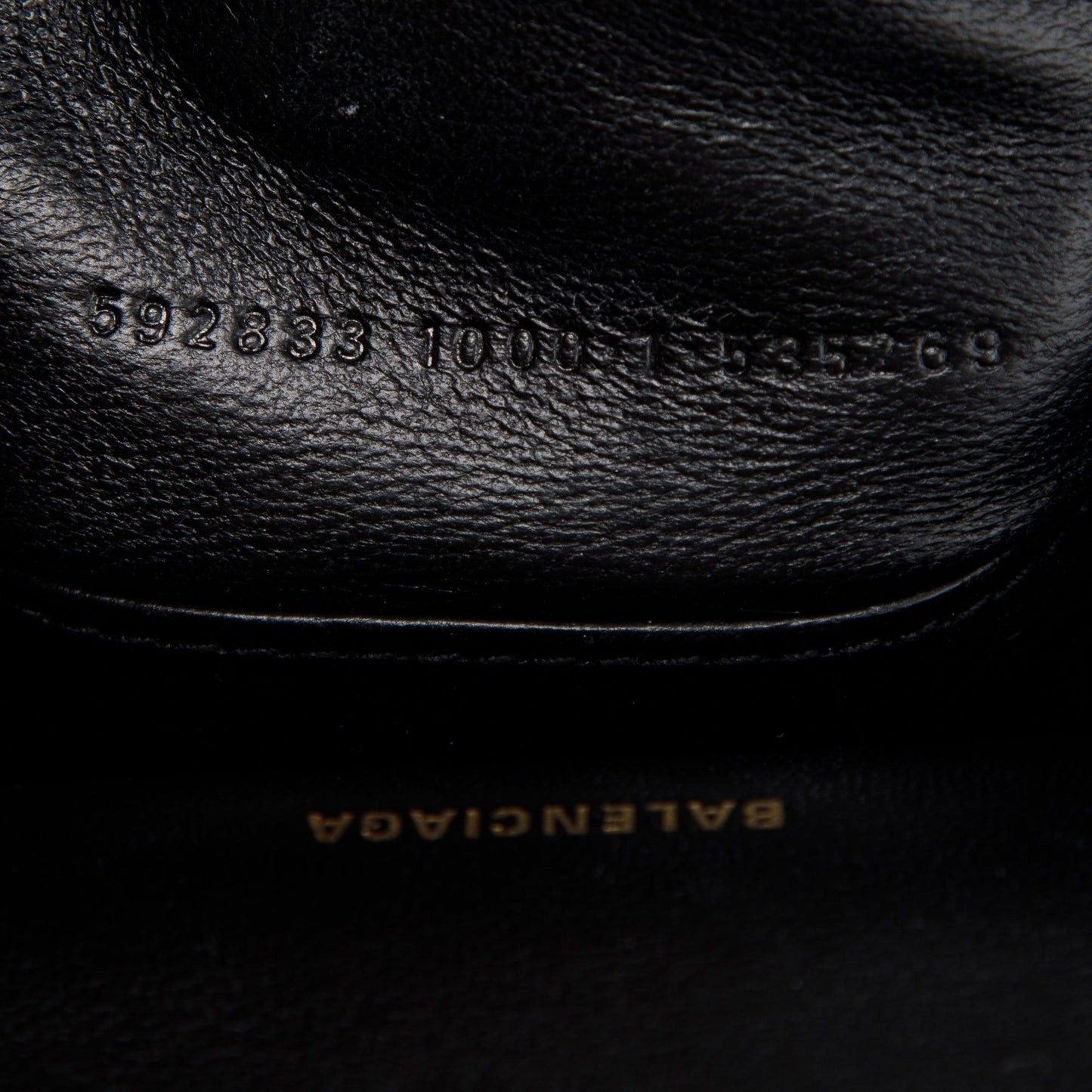 Balenciaga Black Croc-Embossed Hourglass XS Top Handle Bag