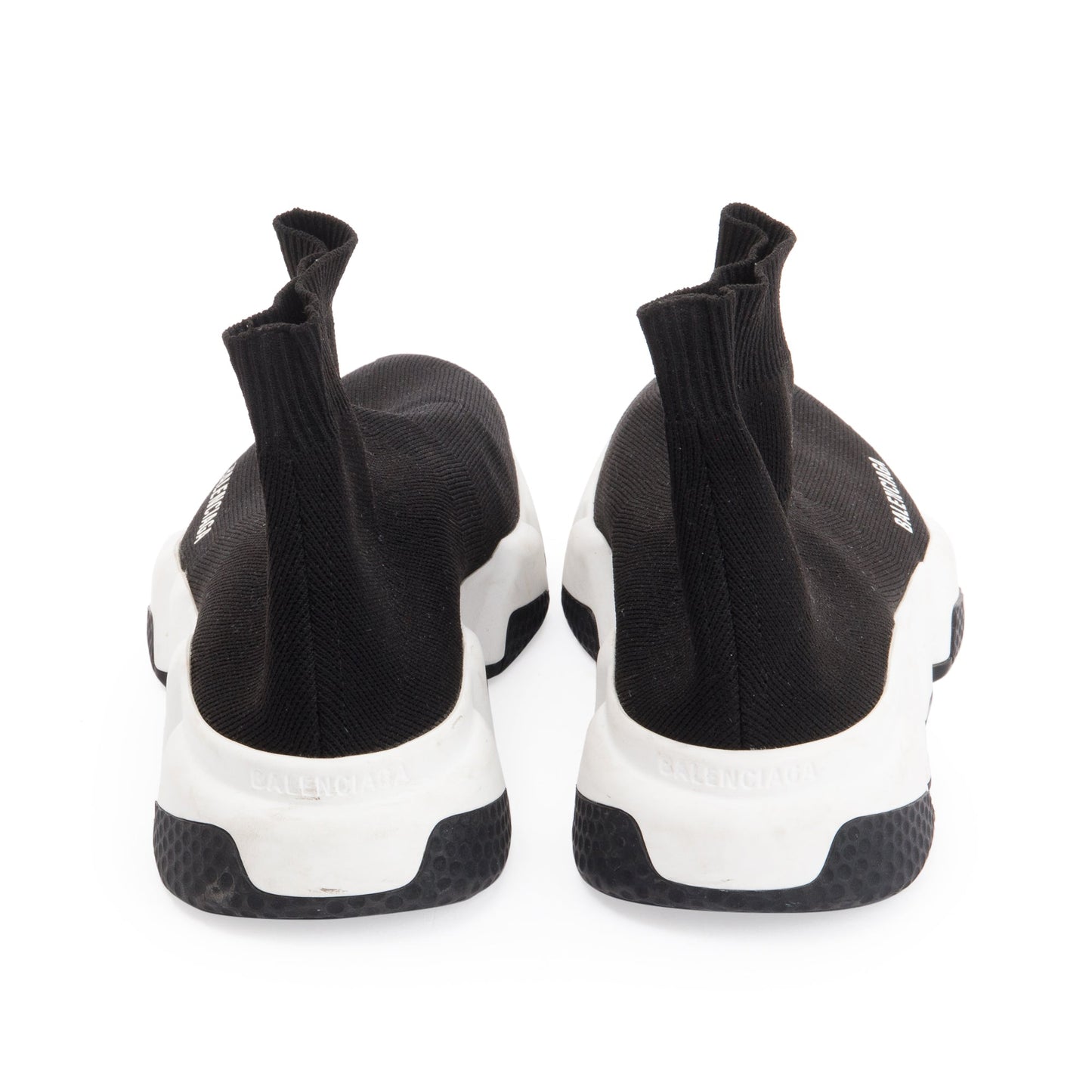 Balenciaga Black Knit Speed LT Trainer Sock Sneaker, Size 37