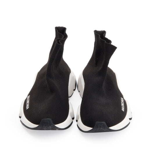 Balenciaga Black Knit Speed LT Trainer Sock Sneaker, Size 37