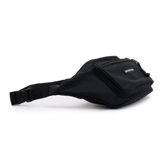 Balenciaga Black Nylon Explorer Belt Bag