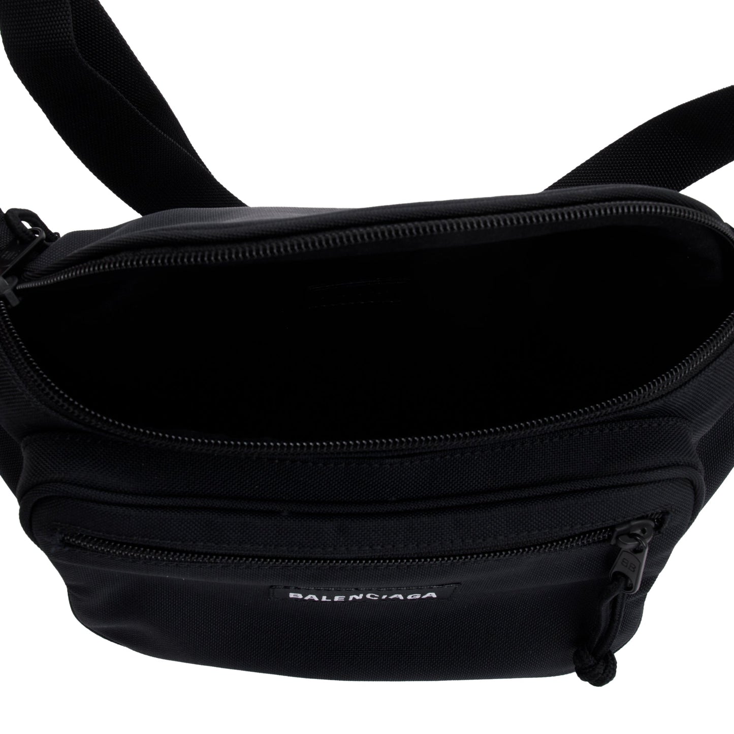 Balenciaga Black Nylon Explorer Belt Bag