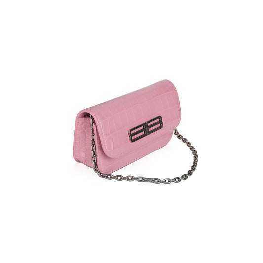 Balenciaga Croc-Embossed Gossip XS Bag