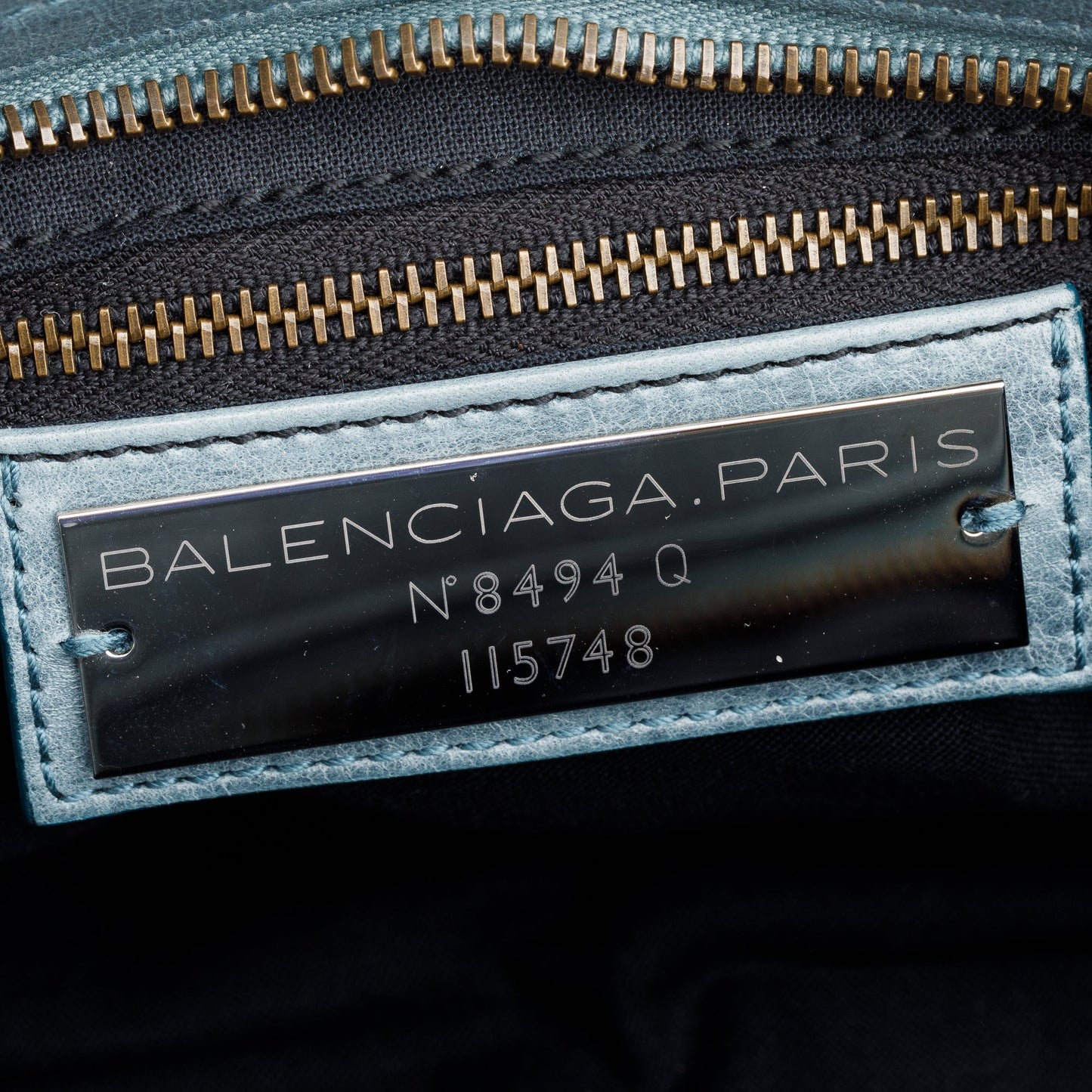 Balenciaga Grey Agneau Leather Le City Medium Bag