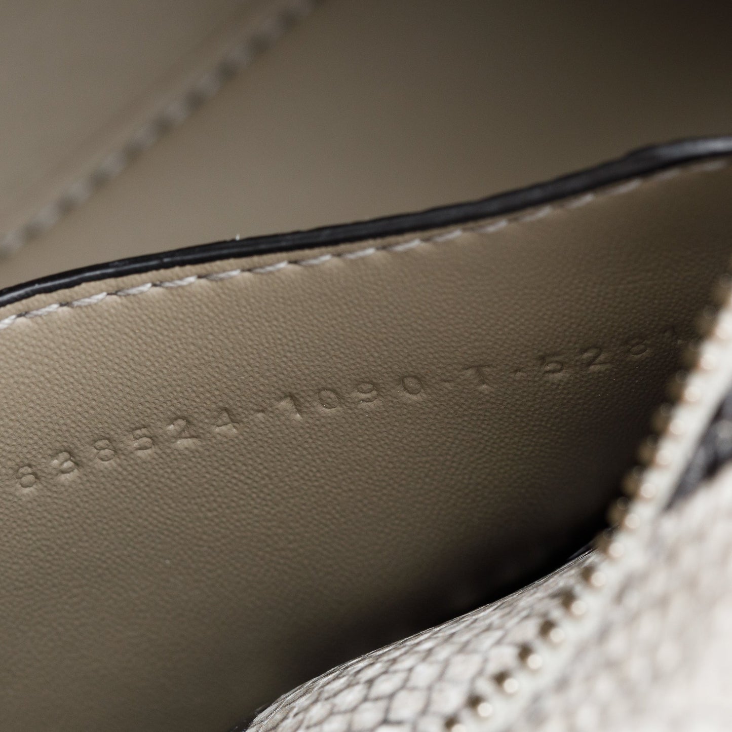 Balenciaga Grey Python Embossed Neo Classic Mini City Bag