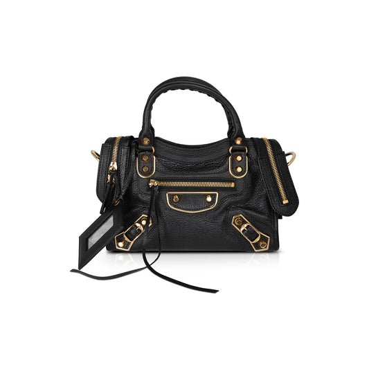 Balenciaga Mini Metallic Edge City Bag