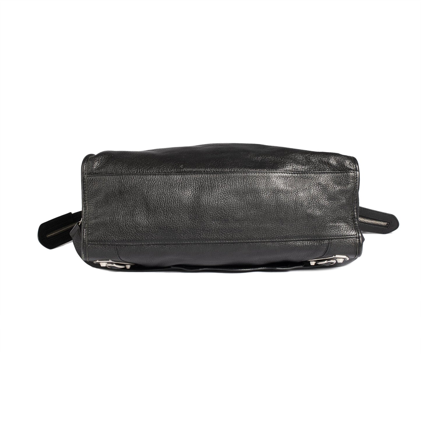 Balenciaga Motocross Classic Silver City Bag