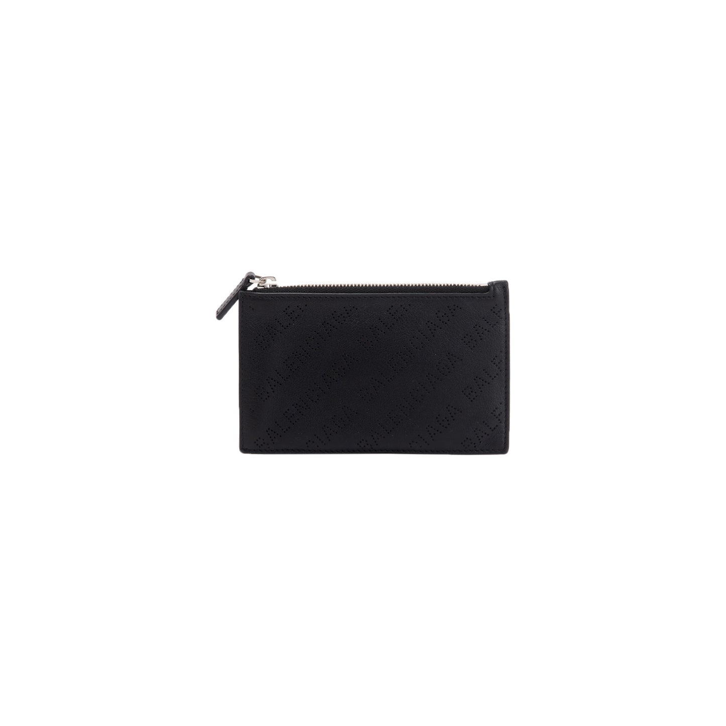Balenciaga Perforated Leather Coin and Card Holder
