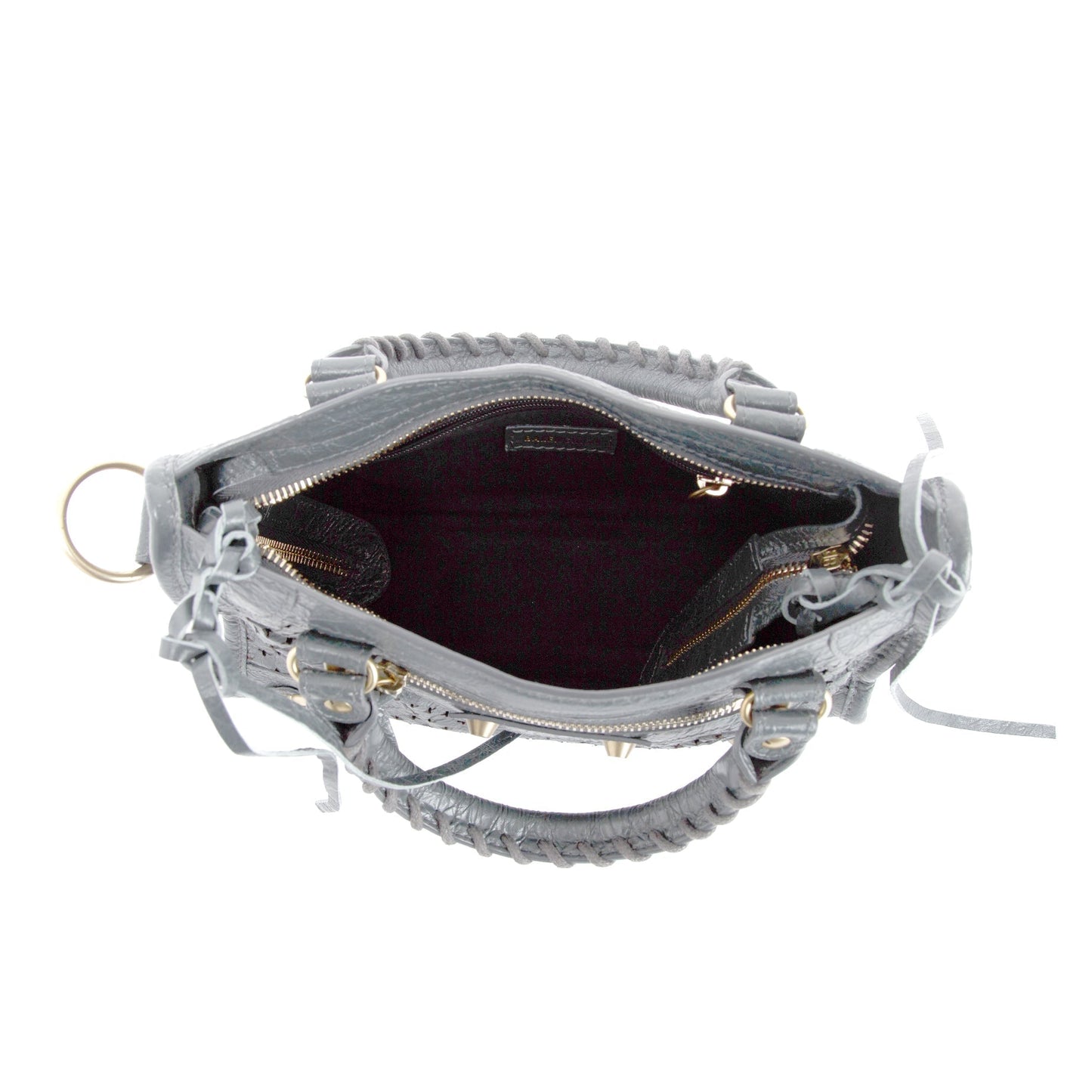 Balenciaga Perforated Motocross Classic Mini City Bag
