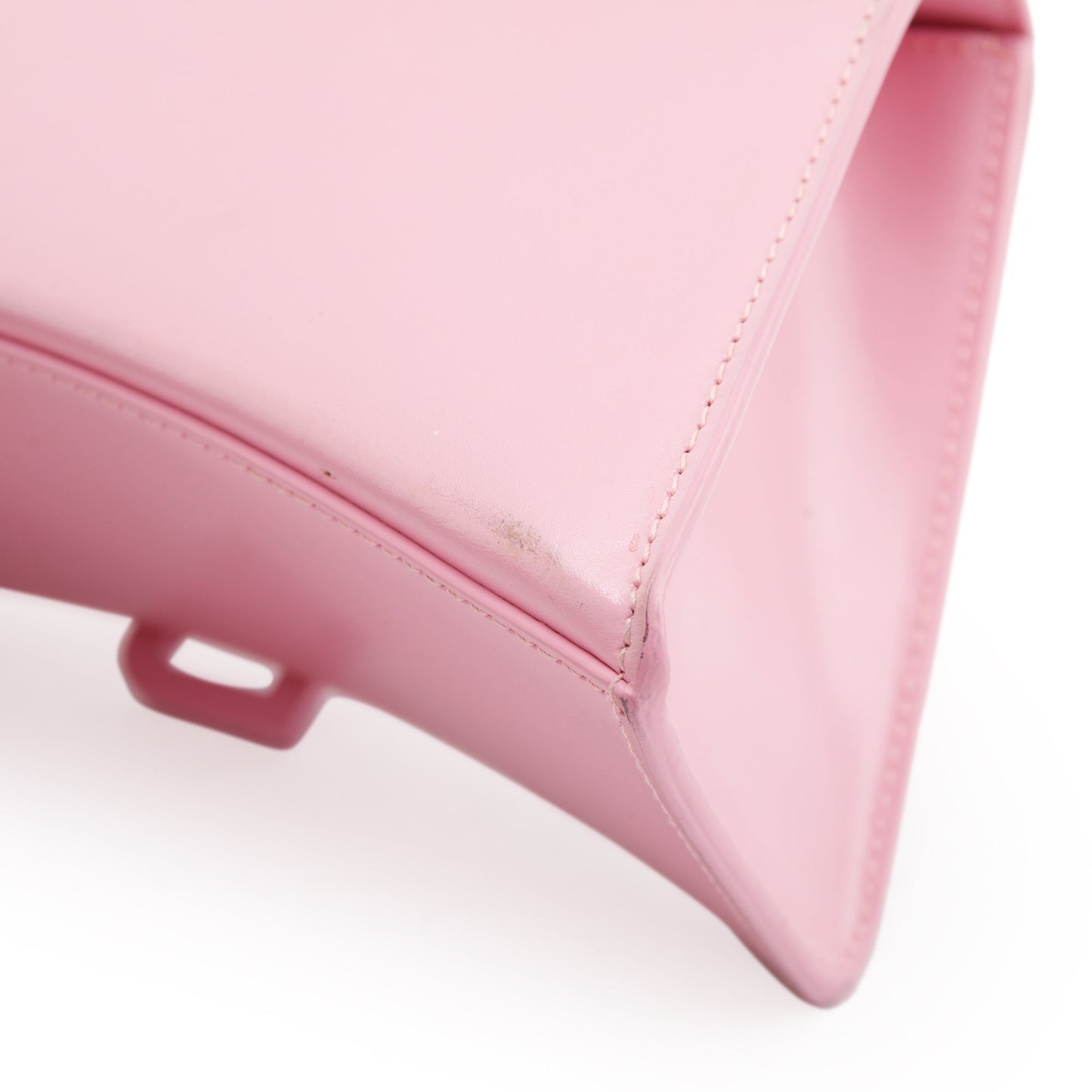 Balenciaga Small Pink Hourglass Top Handle Bag