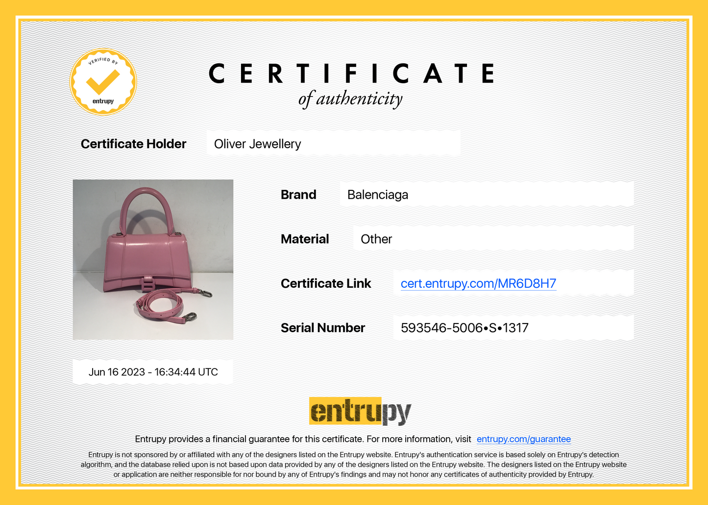 Balenciaga Small Pink Hourglass Top Handle Bag
