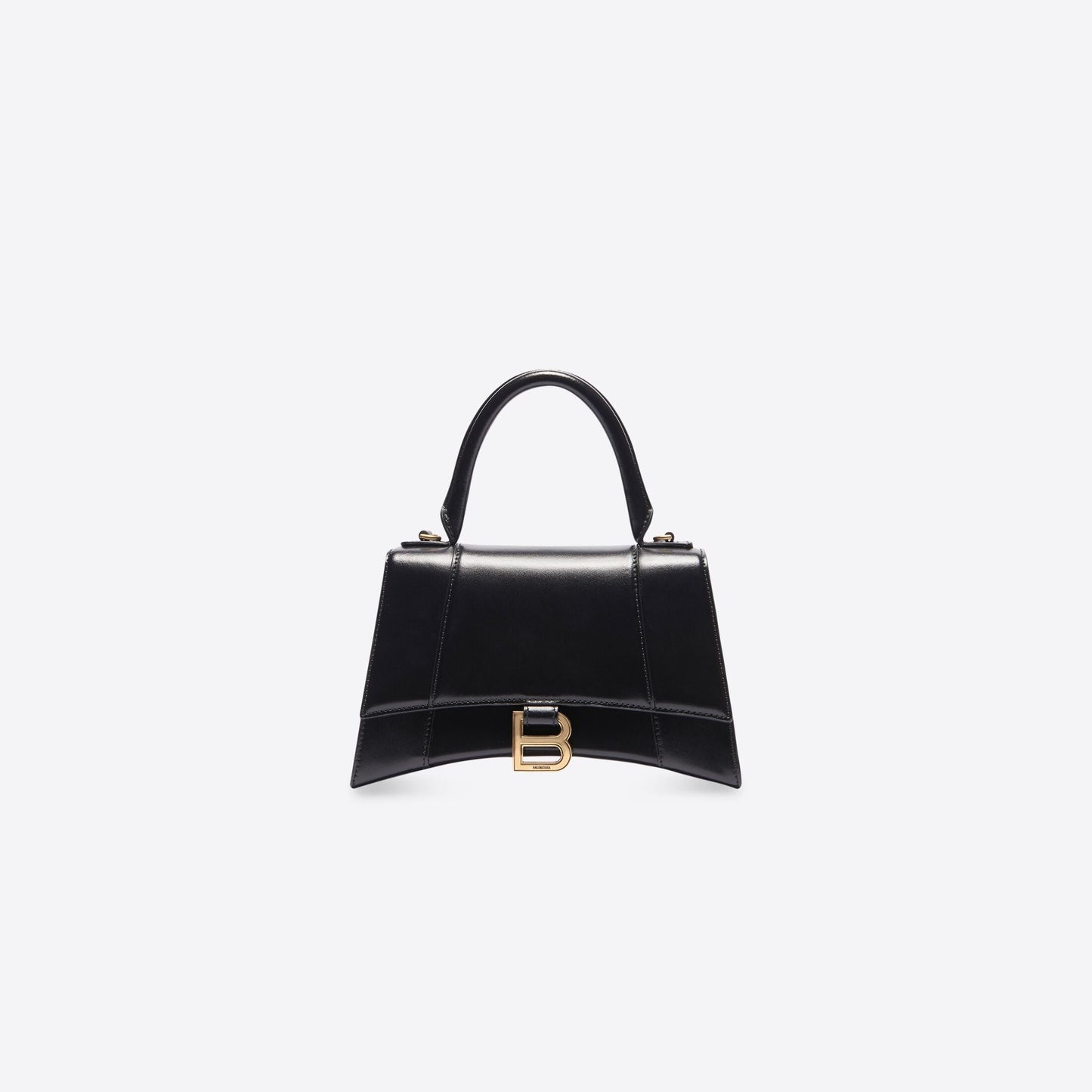 Balenciaga Hourglass Small Top Handle Bag in Black