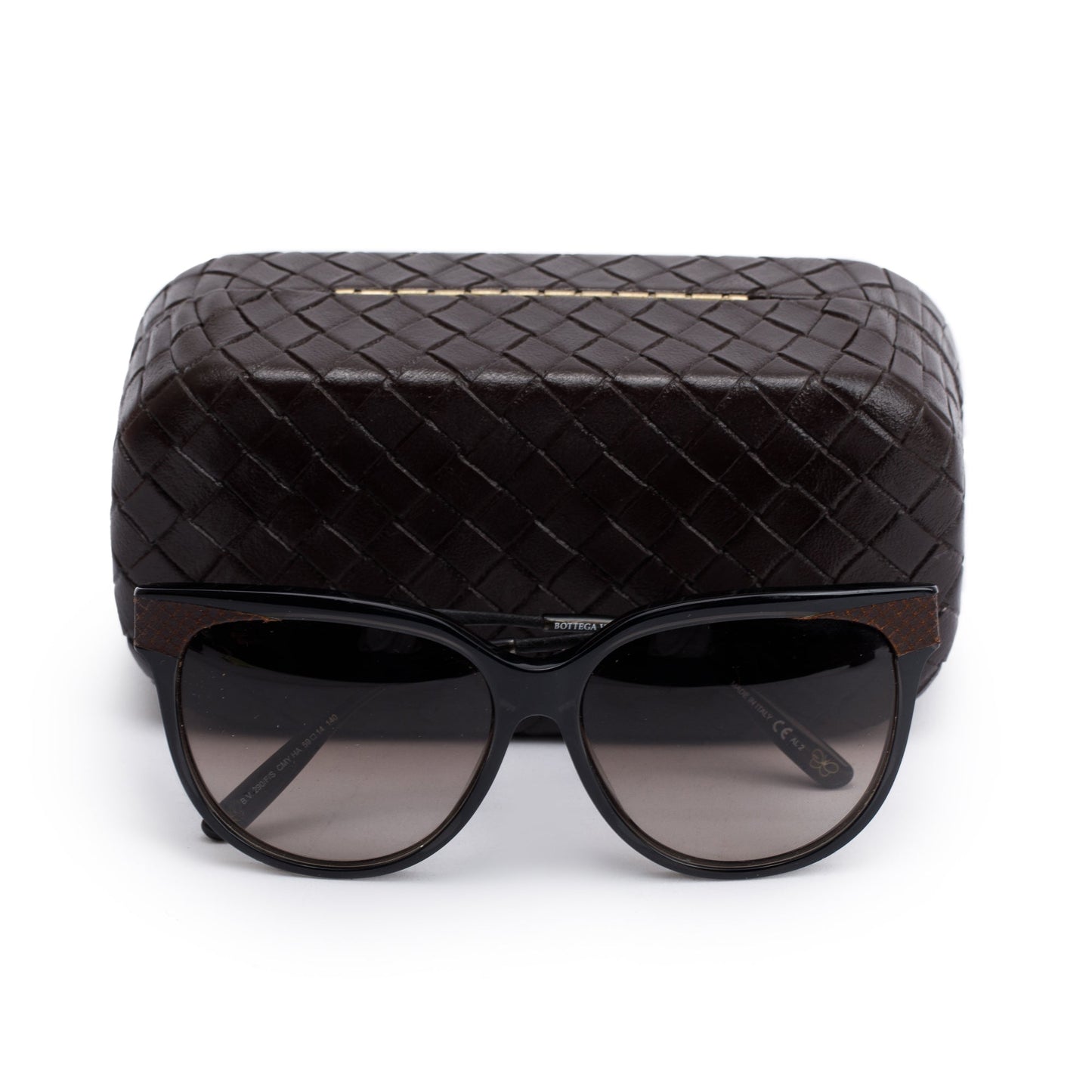 Bottega Veneta BV290/F/S Brown Acetate Square Sunglasses