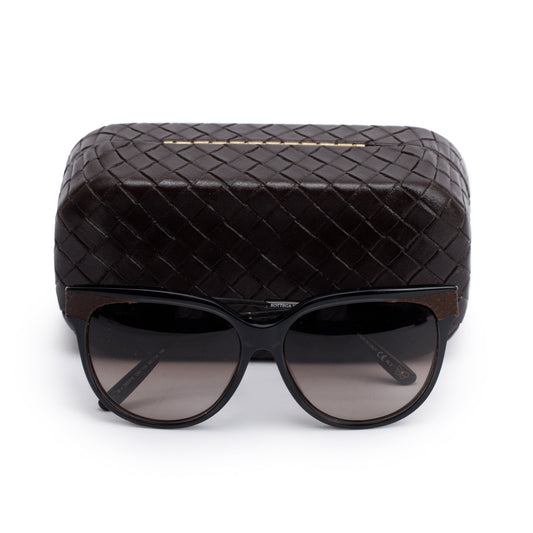 Bottega Veneta BV290/F/S Brown Acetate Square Sunglasses