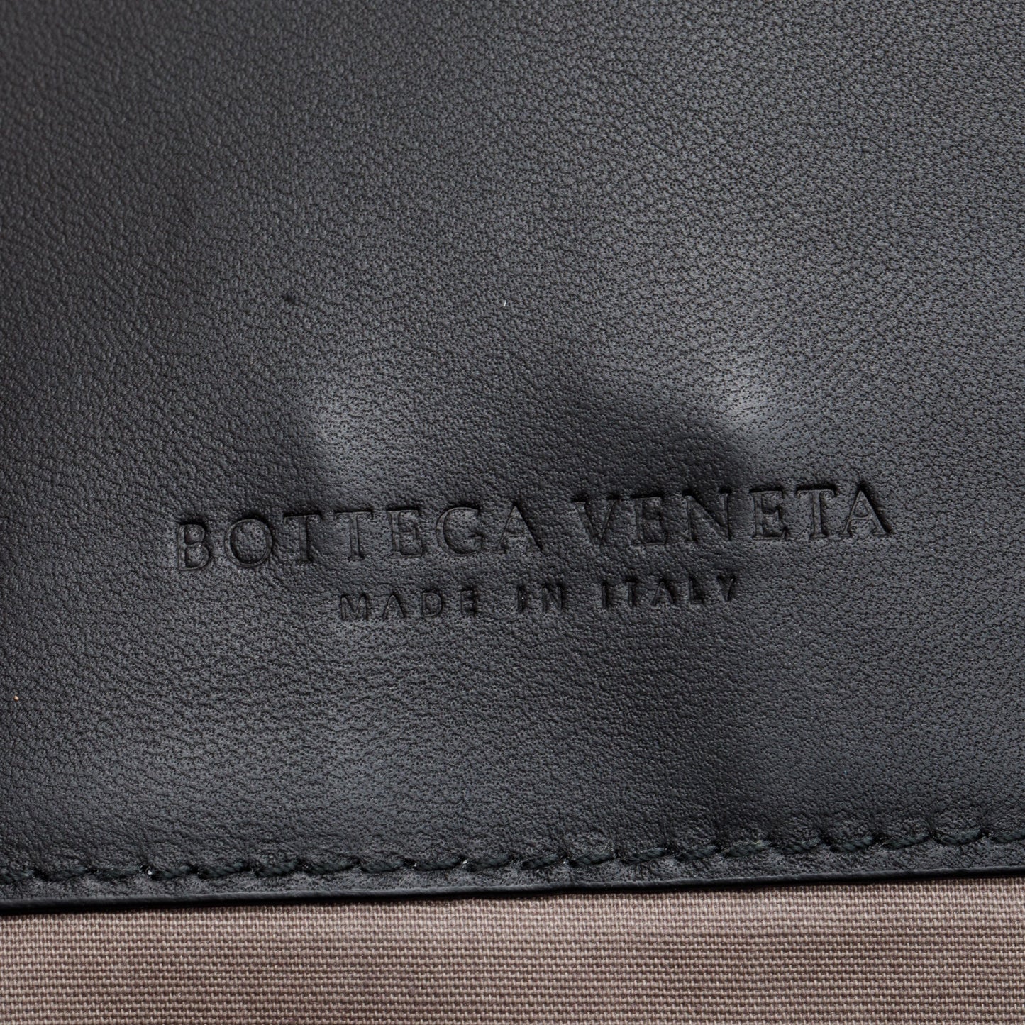 Bottega Veneta Black Intrecciato Leather Briefcase Backpack