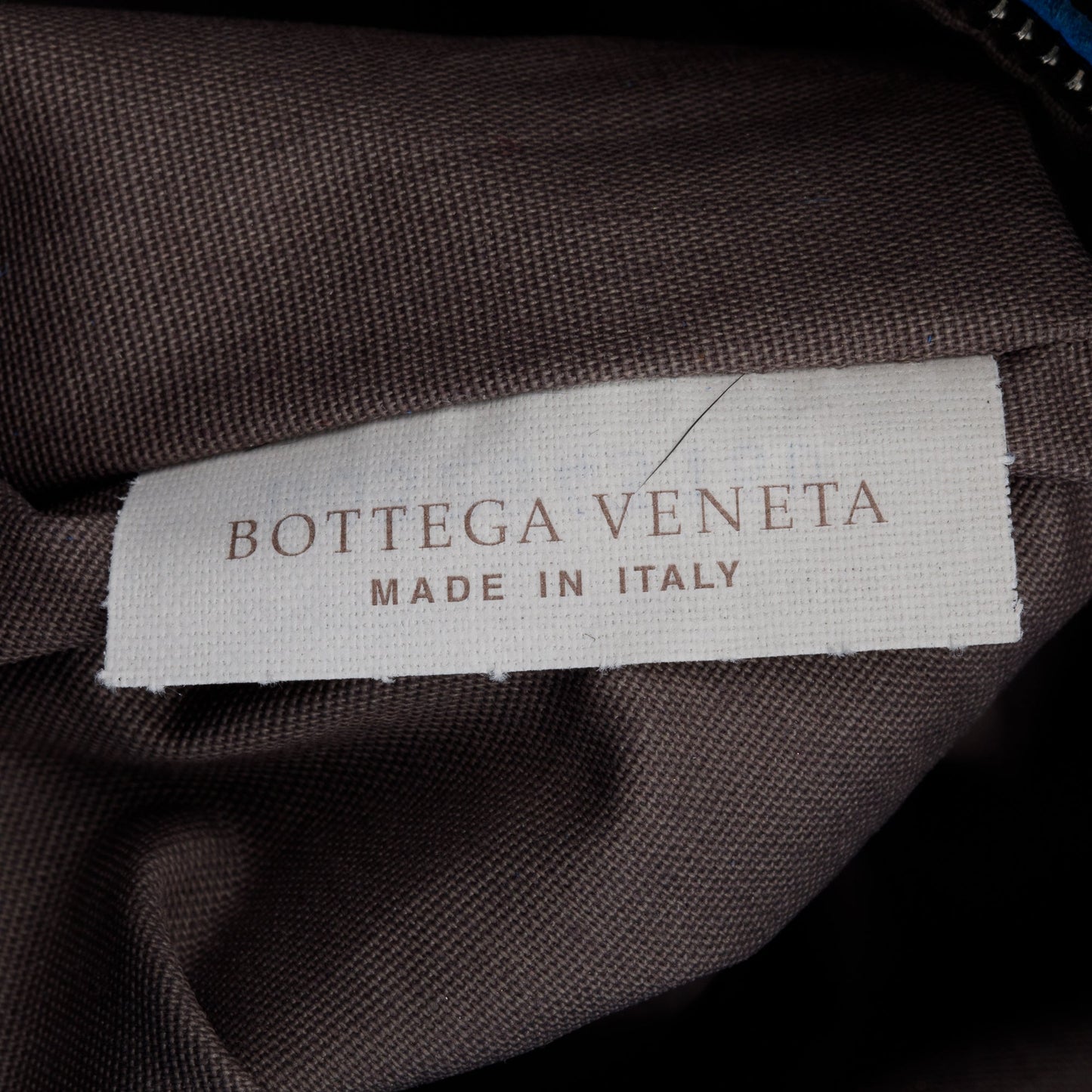 Bottega Veneta Blue Intrecciato Leather Large Cobble Messenger Bag