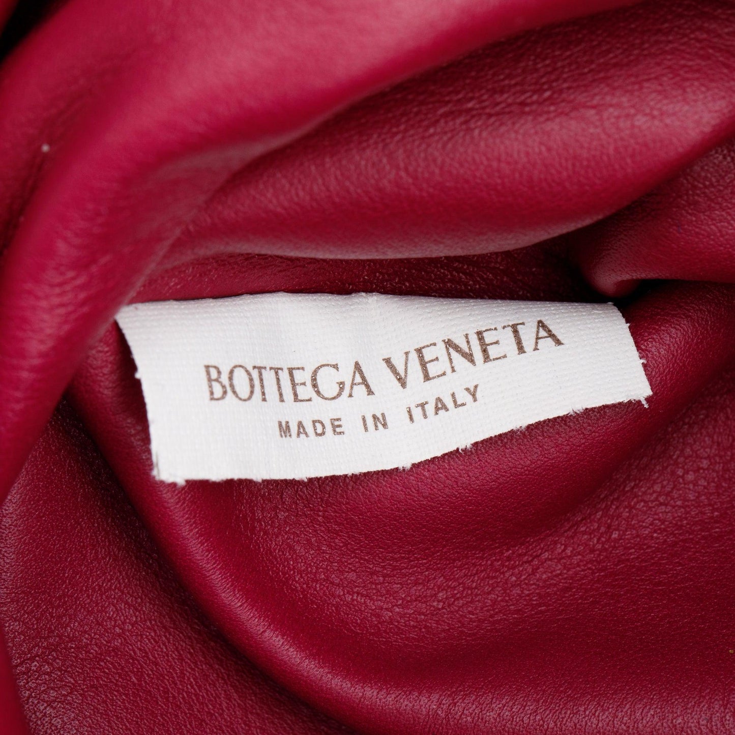 Bottega Veneta Maroon Intrecciato Leather Mini Pouch Crossbody