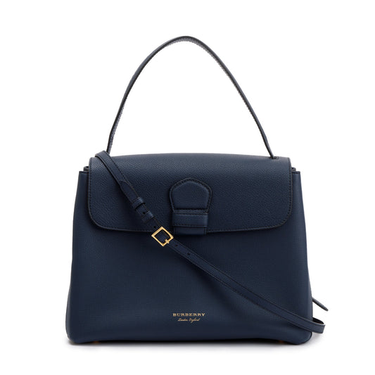 Burberry 2022 Blue Derby Calfskin House Check Medium Camberley Bag