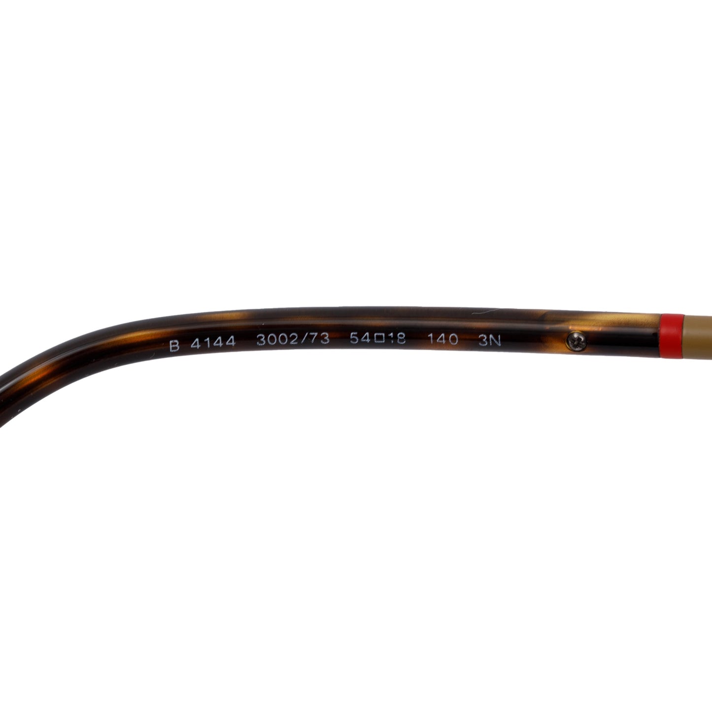 Burberry B 4144 Check & Havana Acetate Round Sunglasses