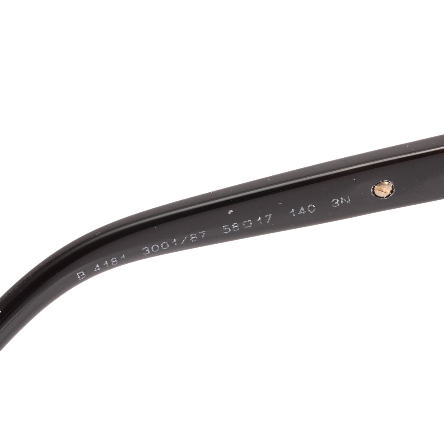 Burberry B 4181 Check/Black Acetate Rectangular Sunglasses