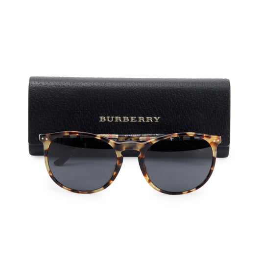 Burberry B 4250-Q Tortoise & Check Sunglasses