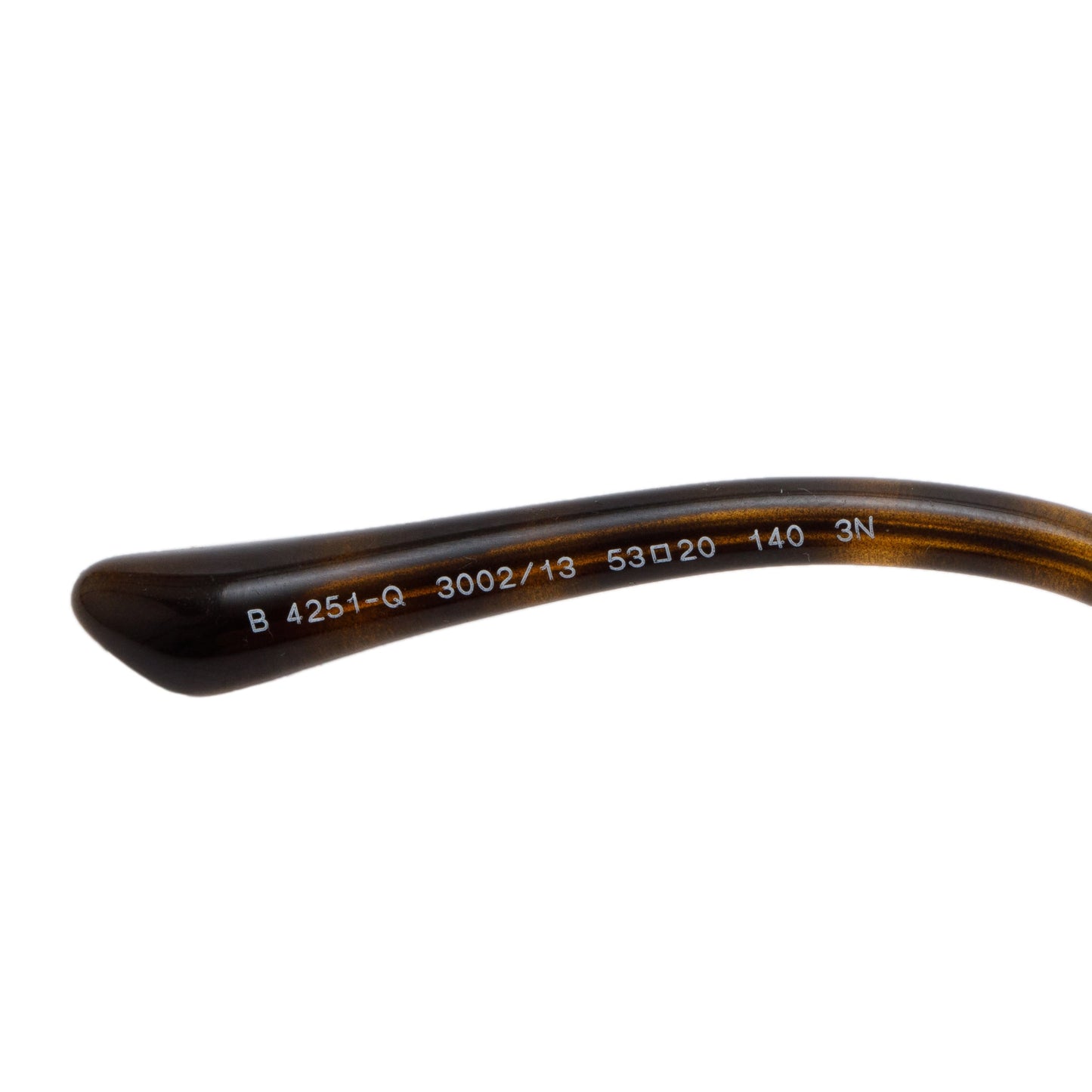 Burberry B 4251-Q Check & Havana Acetate Cat-Eye Sunglasses