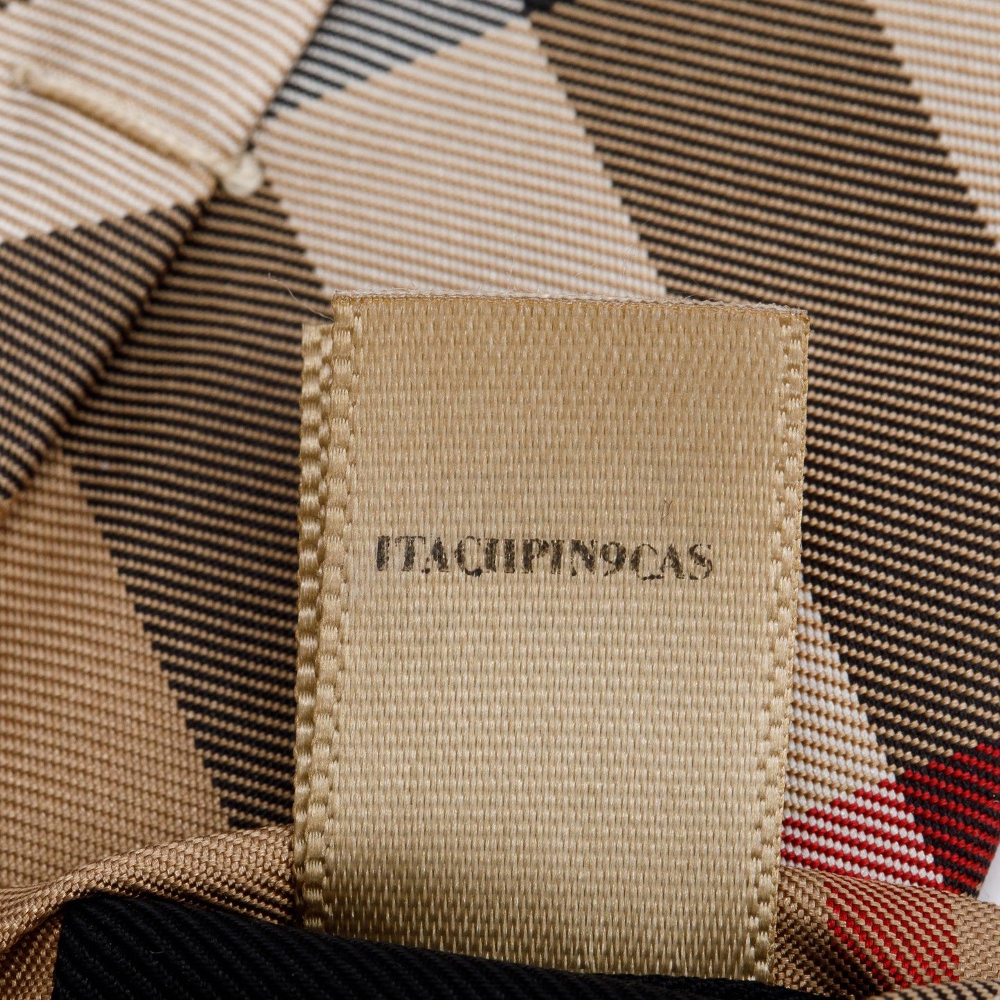 Burberry Beige Nova Check Silk Tie