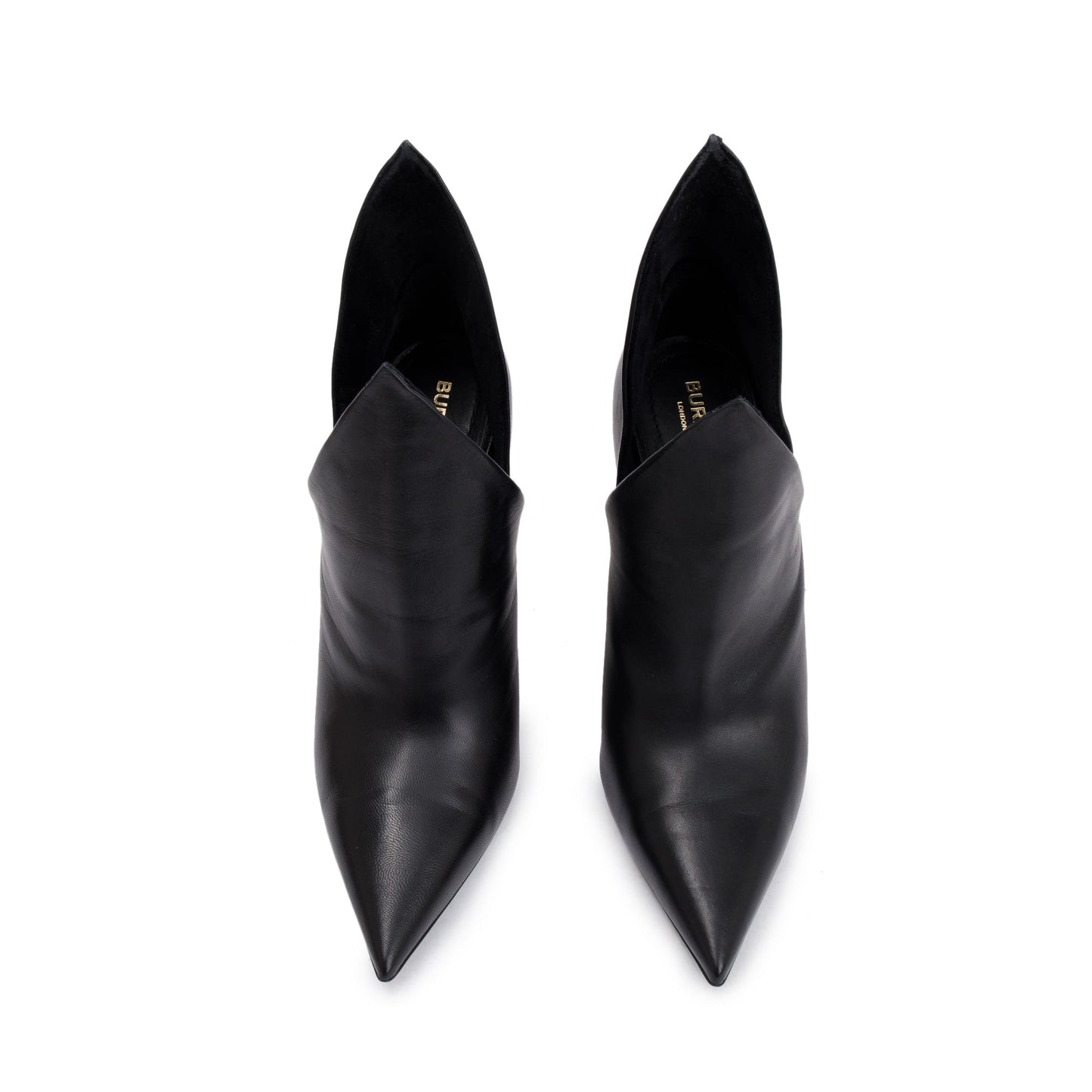 Burberry Black Calfskin Leather Essendon 105 Pump, Size 40