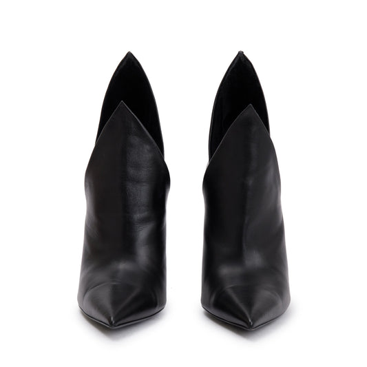 Burberry Black Calfskin Leather Essendon 105 Pump, Size 40