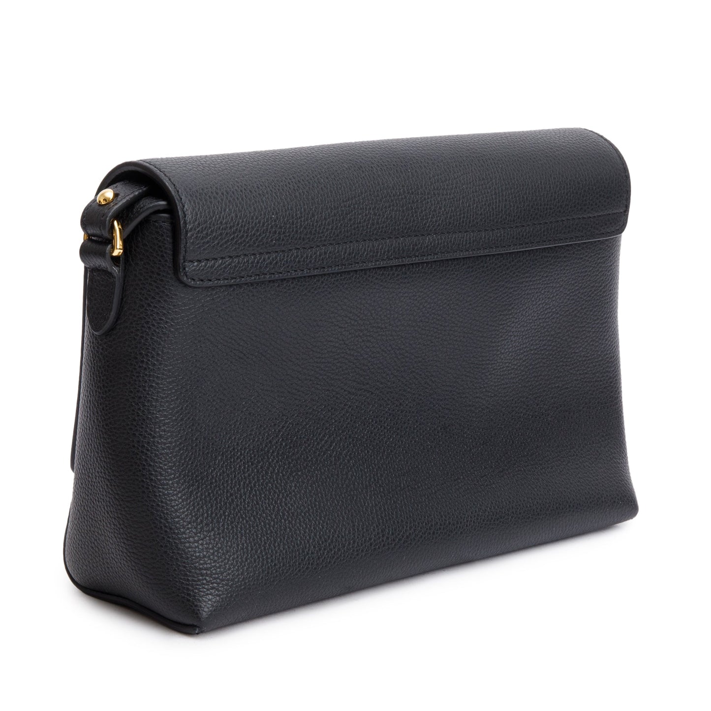Burberry Black Calfskin Vintage Check Note Crossbody Bag