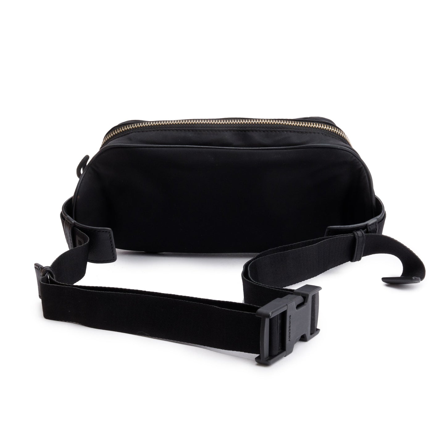 Burberry Black Econyl Logo-Print Bum Bag