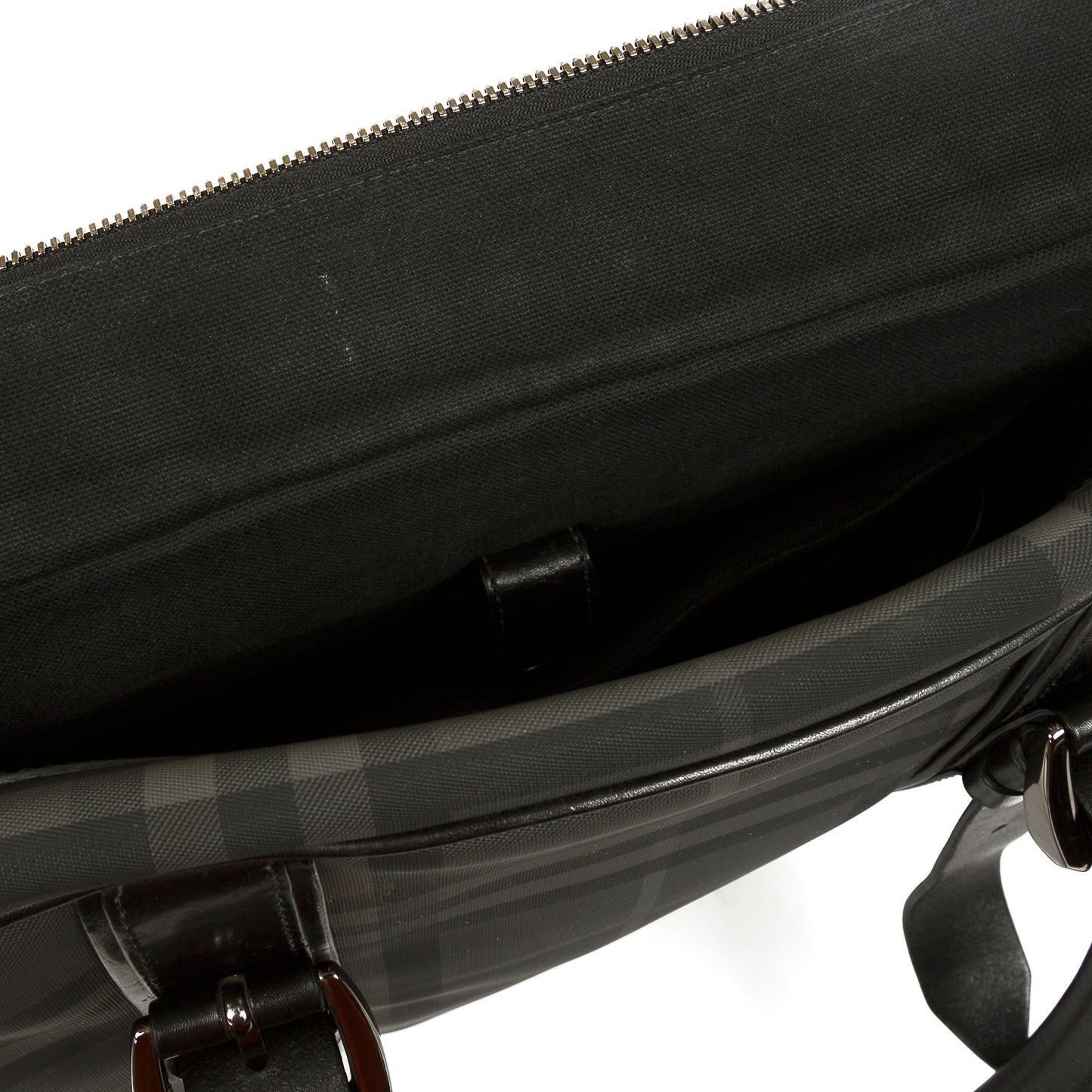 Burberry Black London Check Briefcase