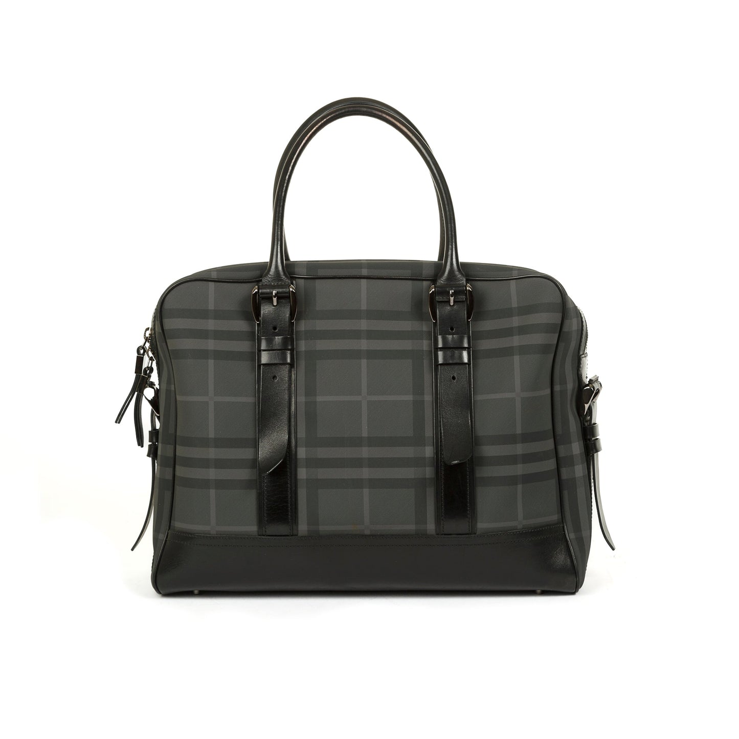 Burberry Black London Check Briefcase