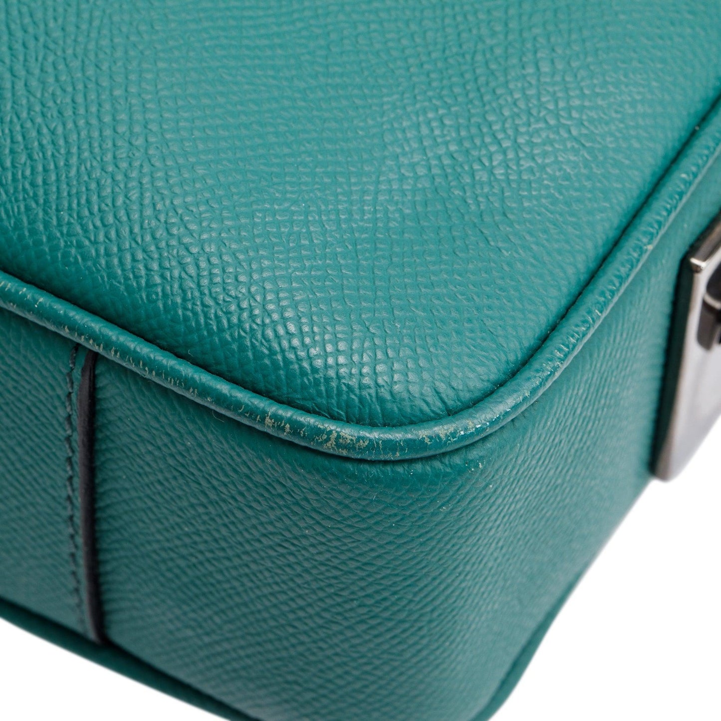 Burberry Green Newburg Leather Briefcase