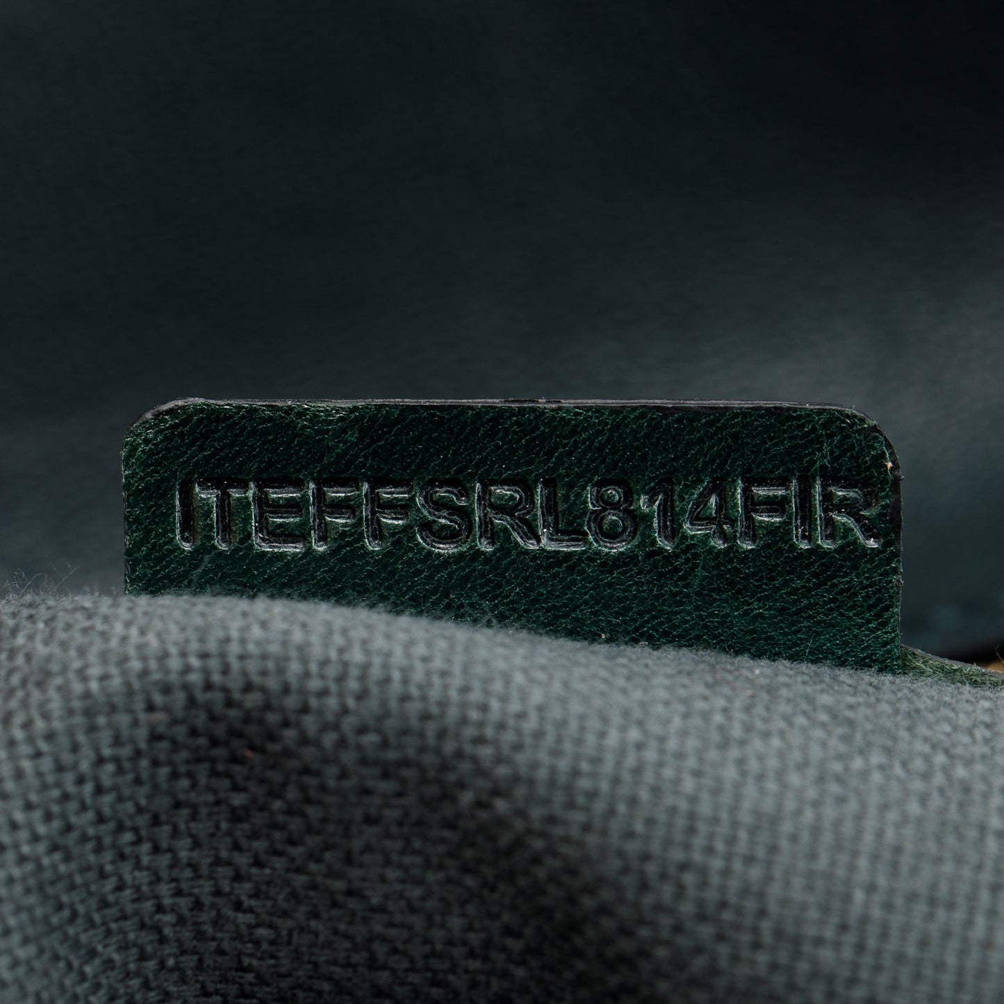 Burberry Green Pleated Stitched Leather Rosaville Bowling Bag