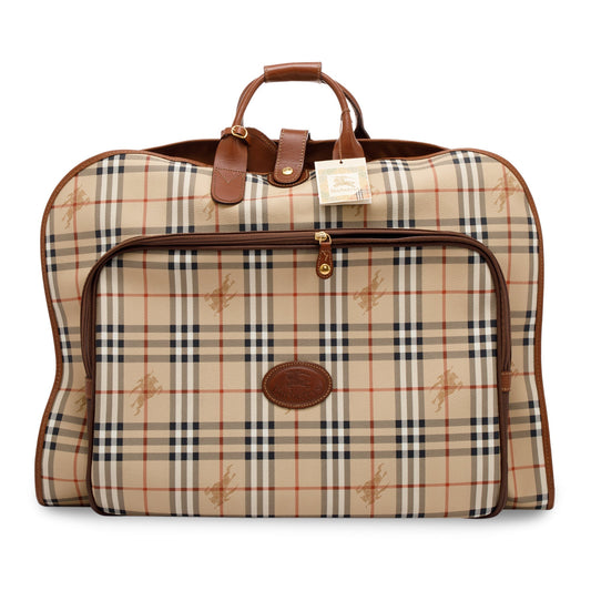 Burberry Haymarket Check Garment Bag