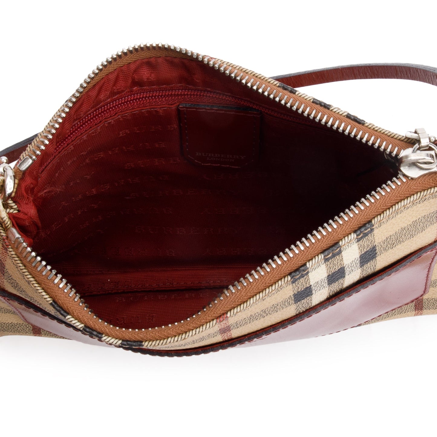Burberry Haymarket Check Pochette Bag