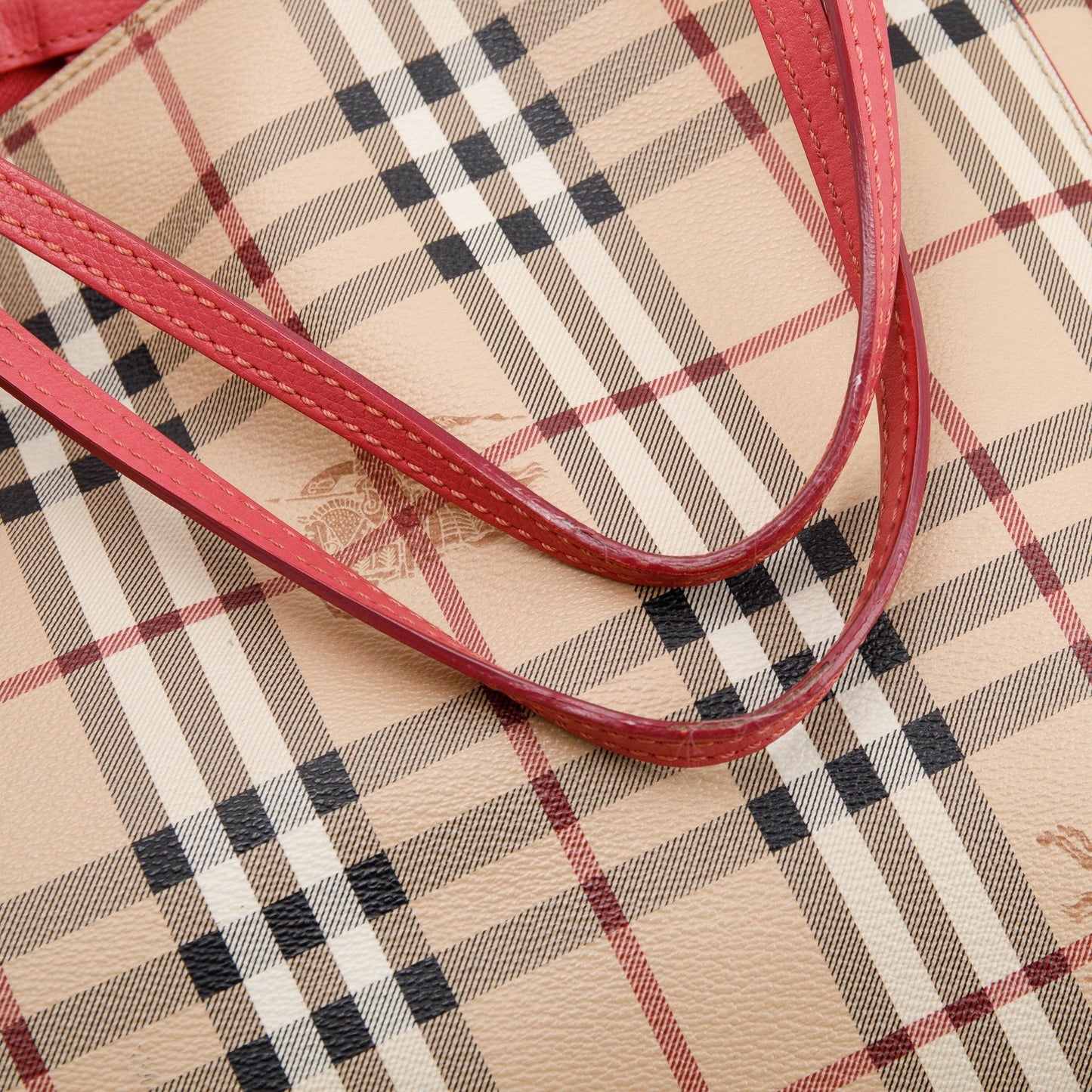 Burberry Haymarket Check Tote Bag