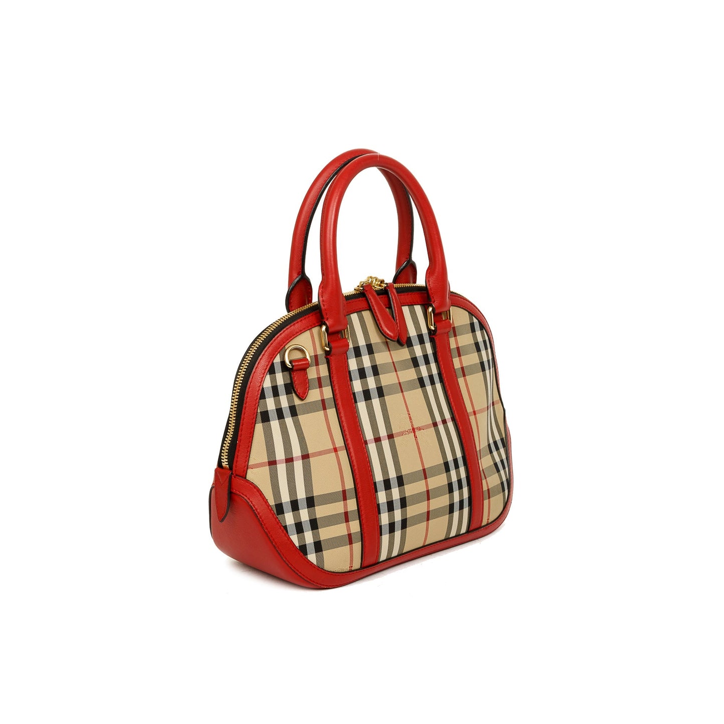 Burberry Horseferry Check Small Orchard Bowling Bag
