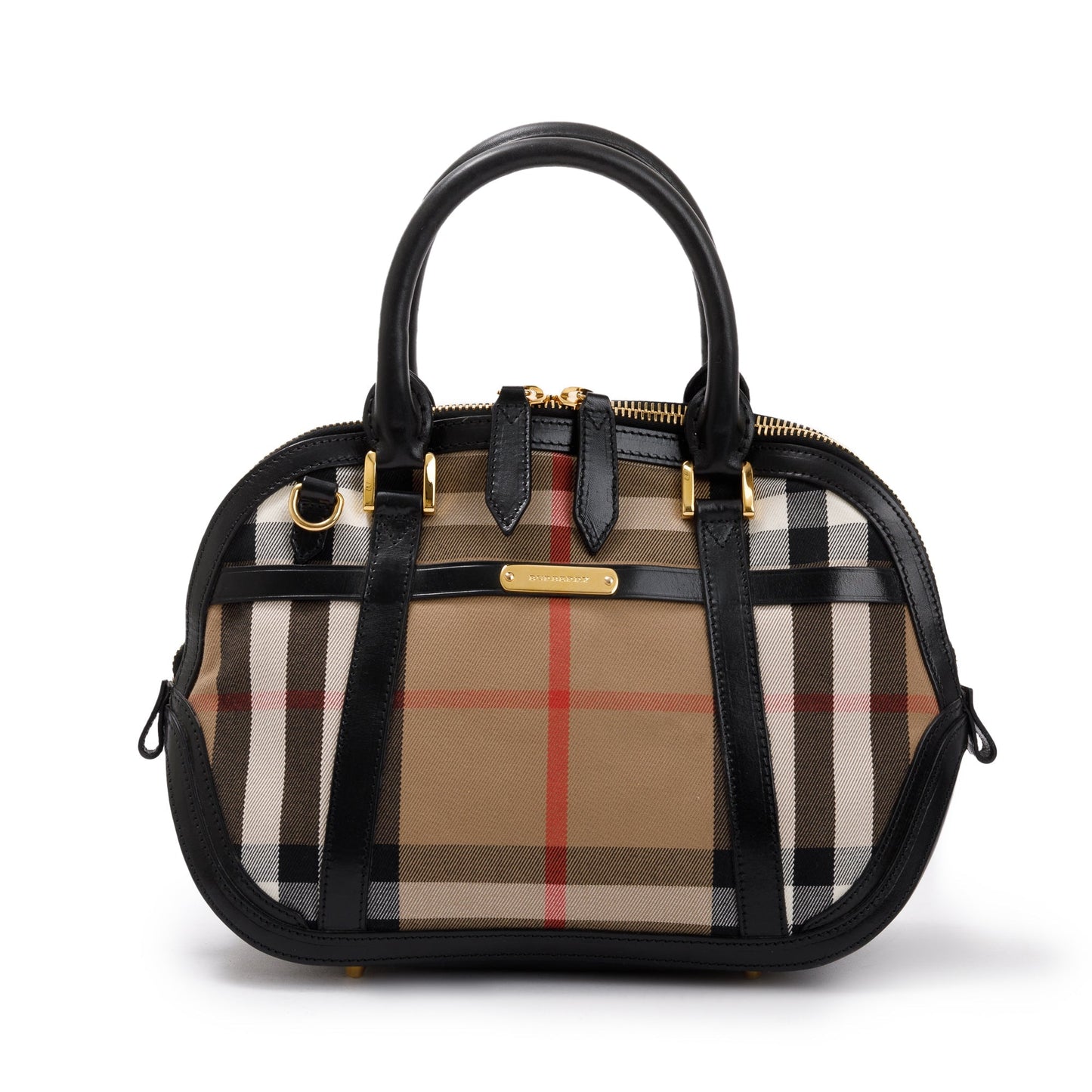 Burberry House Check Small Orchard Bowling Bag